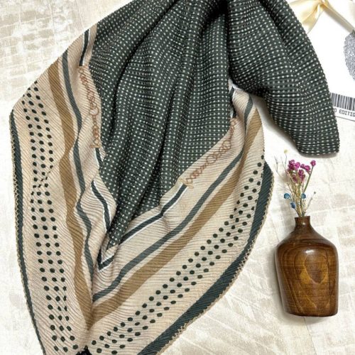 خرید عمده روسری زنانه پلیسه سایز ۱۲۵
