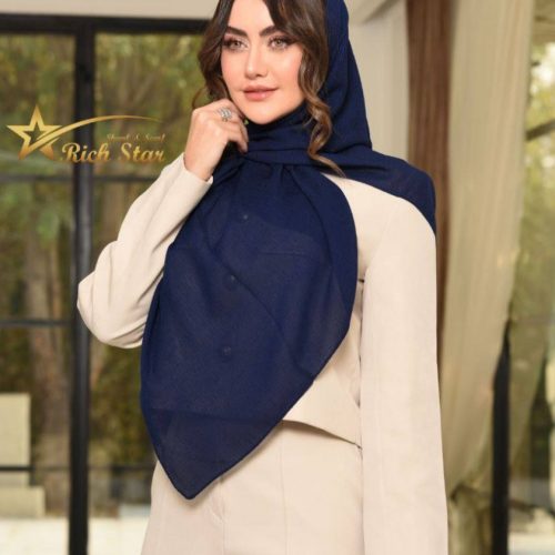 خرید عمده روسری نخی زنانه سایز ۱۰۵