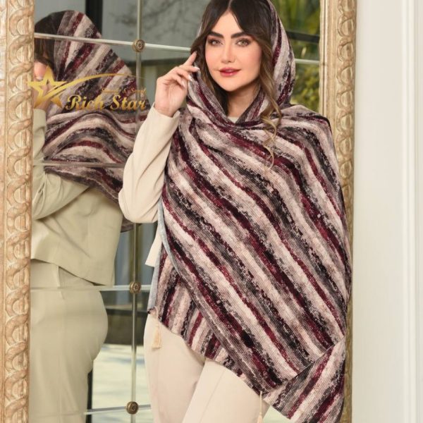 فروش عمده شال پلیسه بهاره زنانه ریچ استار - شال و روسری زنانه عمده