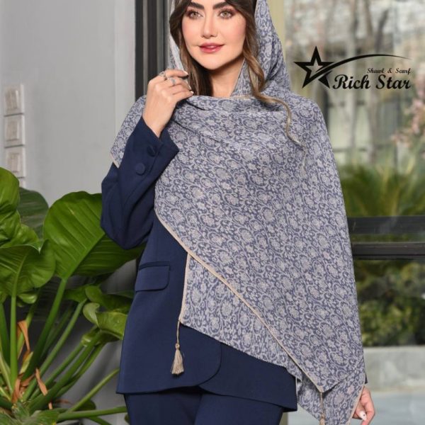 فروش عمده شال پلیسه بهاره زنانه ریچ استار - شال و روسری زنانه عمده