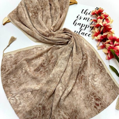 فروش عمده شال پلیسه بهاره زنانه ریچ استار - شال و روسری زنانه عمده