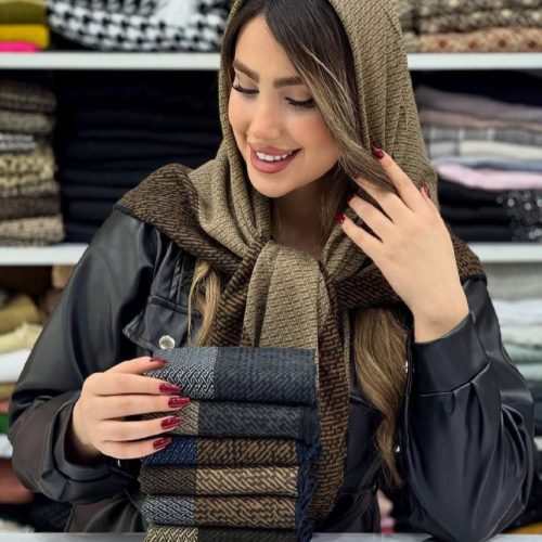 خرید عمده روسری نخی زنانه