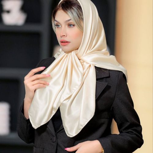 خرید عمده روسری زنانه ابریشم ساتن سایز ۱۱۰