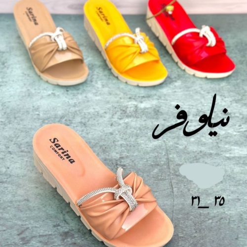 فروش عمده صندل دخترانه مدل نیلوفر - صندل دخترانه عمده