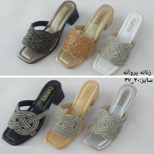 فروش عمده صندل زنانه مدل پروانه کد 131777