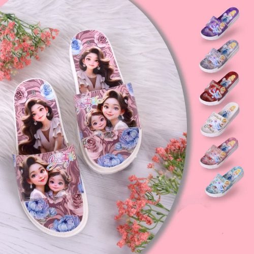 دمپایی زنانه مدل سیندرلا کد 133484 - خرید دمپایی زنانه عمده