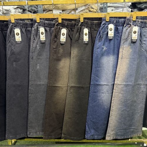 شلوار لی زنانه فول بگ سایز ۴۰ تا ۴۸ کد 136814 - خرید شلوار و ساپورت زنانه عمده