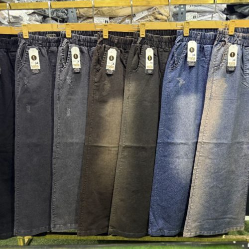 شلوار لی زنانه فول بگ سایز ۴۰ تا ۴۸ کد 136814 - خرید شلوار و ساپورت زنانه عمده