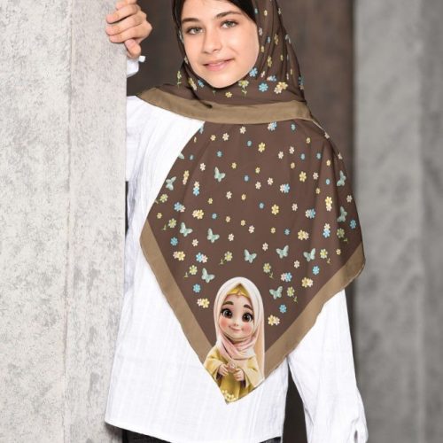 روسری حجابی دخترانه قواره ۱۰۰ جین ۱۰تایی کد 139137 - خرید روسری دخترانه عمده