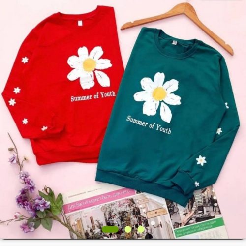 بلوز گل بابونه کد 133632 - خرید بلوز تک زنانه عمده