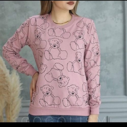 بلوز طرح تدی کد 133633 - خرید بلوز تک زنانه عمده