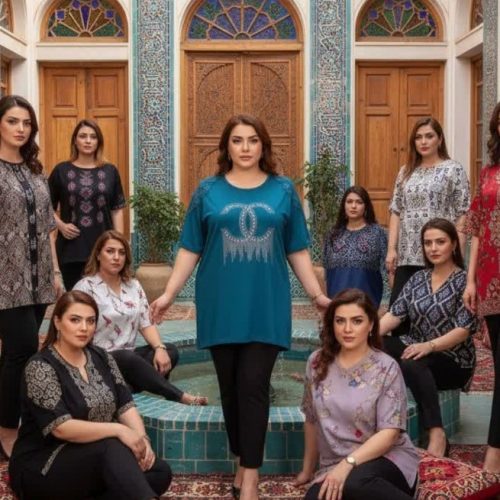 تیشرت خارجی مارک هایوکس کد 133641 - خرید تاپ و تیشرت زنانه عمده