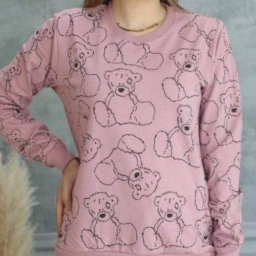 بلوز طرح تدی کد 133633 - خرید بلوز تک زنانه عمده