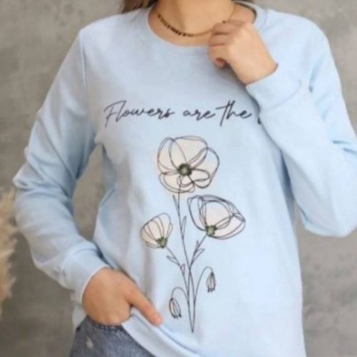 بلوز طرح گل کد 133634 - خرید بلوز تک زنانه عمده