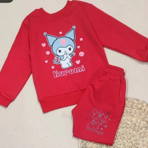 ست بلوز شلوار کرومی کد 134459 - خرید ست بلوز شلوار دخترانه عمده