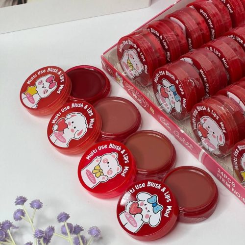 رژگونه ورژلب خمیری ترند کد 135546 - خرید آرایشی لب عمده