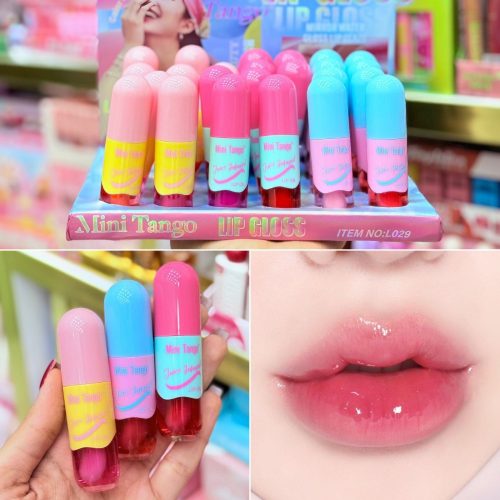 برق لب شاین دار طرح لیپ گلاسی کد 137049 - خرید آرایشی لب عمده