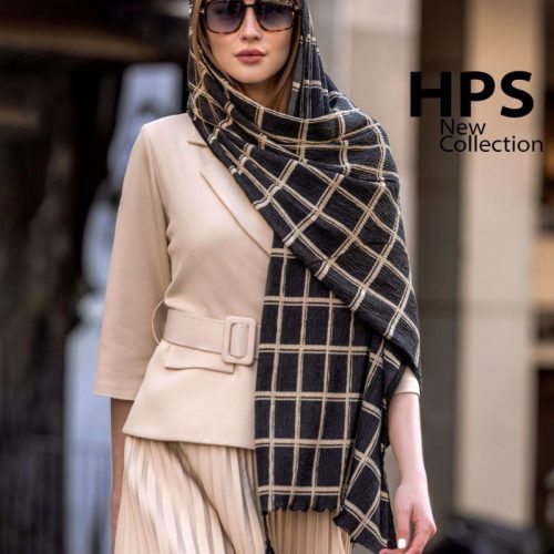 فروش عمده شال کریشه چاپی زنانه برند hps - شال و روسری زنانه عمده
