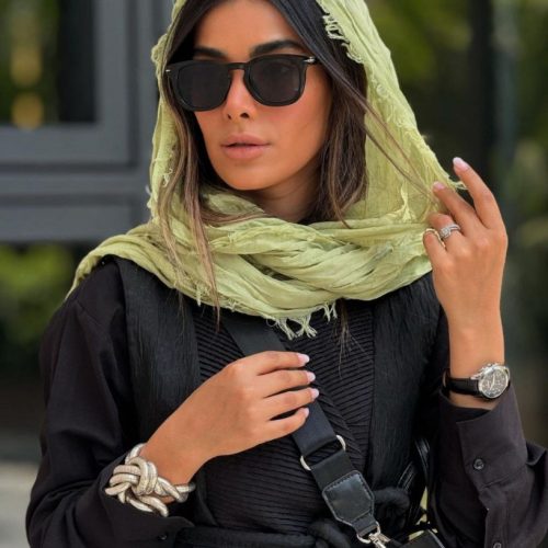 فروش عمده شال زنانه سوپر نخ دور ریش - شال و روسری زنانه عمده