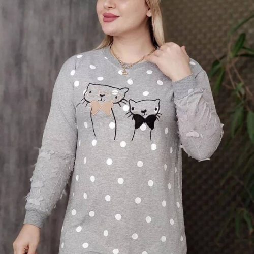 خرید عمده 🔥بلوز آستین گیپور دورس ملانژ🔥
