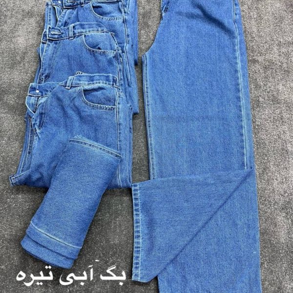خرید عمده 🔥شلوار بگ زاپدار جین اصلی🔥