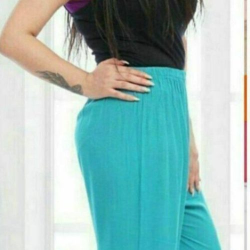 خرید عمده شلوار نخی شسته شده سایز بزرگ - شلوار و ساپورت زنانه عمده