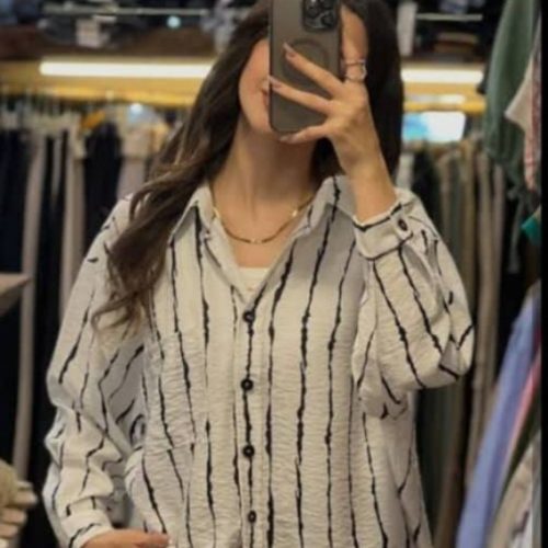 خرید عمده شومیز پری نخی کرسپو - شومیز زنانه عمده