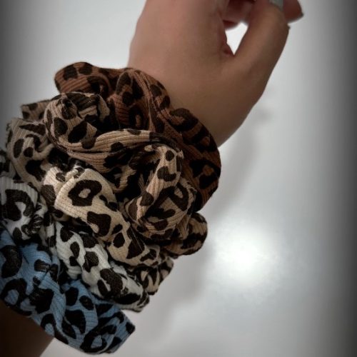 کش مو مخمل پلنگی کد 137006 - خرید آرایش مو عمده