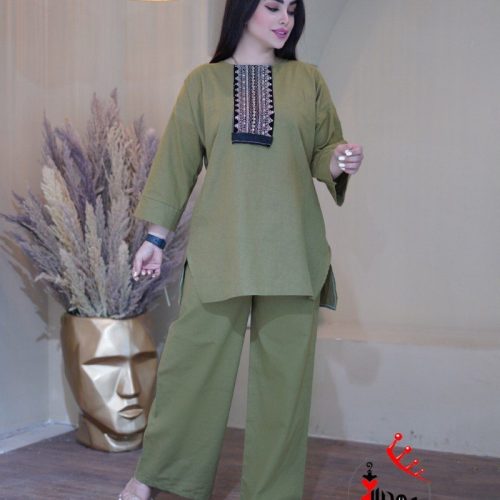 خرید عمده ست تونیک شلوار سینه خرجکار سنتی