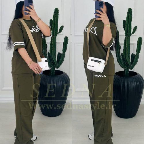 خرید عمده ست تیشرت شلوار دیور - ست تیشرت شلوار زنانه عمده