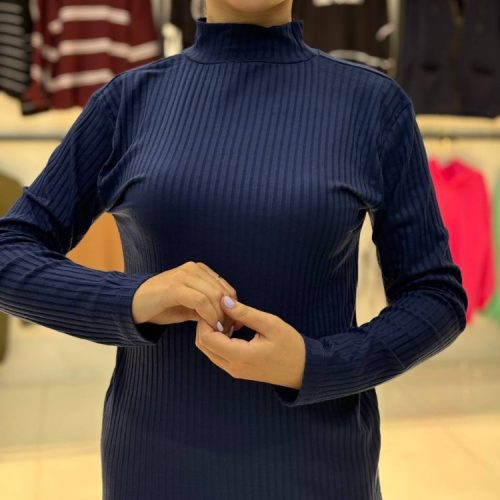 بلوز آستین بلند یقه ۵ سانت کد 133615 - خرید بلوز تک زنانه عمده