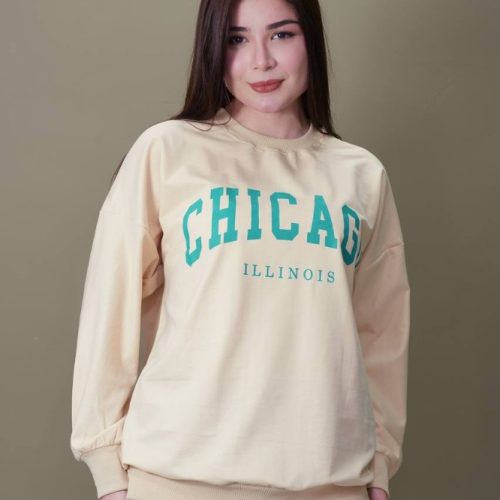 دورس چاپ شیکاگو کد 136714 - خرید کاپشن و هودی زنانه عمده