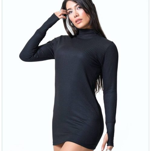 زیر سارافونی یقه اسکی کد 137317 - خرید بلوز تک زنانه عمده