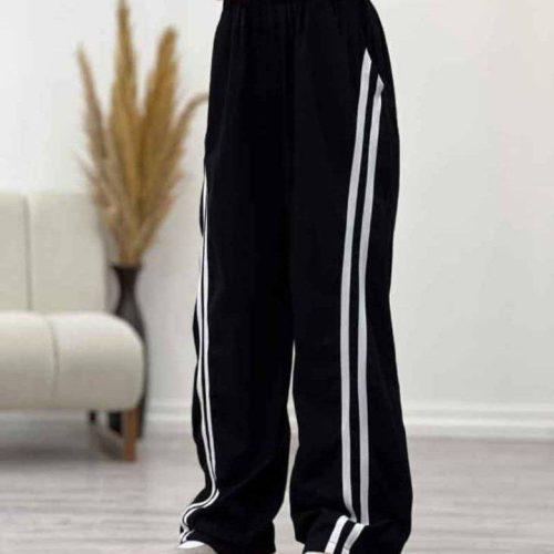 شلوار بگ بغل دو نوار کد 137319 - خرید شلوار زنانه عمده