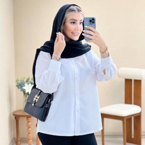 شومیز ساده کد 139960 - خرید شومیز زنانه عمده