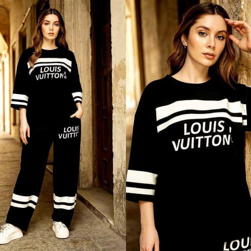 ست تیشرت شلوار بگ کد 139967 - خرید ست تیشرت شلوار زنانه عمده