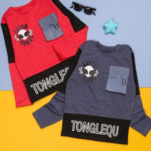 بلوز تک پسرانه # کد 136925 - خرید پیراهن و تیشرت پسرانه عمده