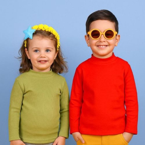 بلوز تک یقه3سانت اسپرت # کد 136968 - خرید بلوز تک دخترانه عمده