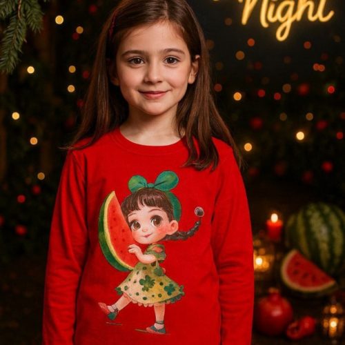 بلوز تک یلدایی # کد 138108 - خرید بلوز تک دخترانه عمده