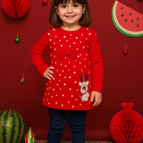 بلوز تک یلدایی # کد 138181 - خرید بلوز تک دخترانه عمده