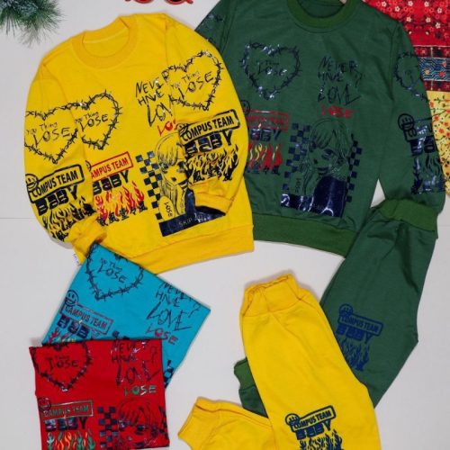 بلوز/شلوار پسرانه # کد 139594 - خرید ست بلوز شلوار دخترانه عمده