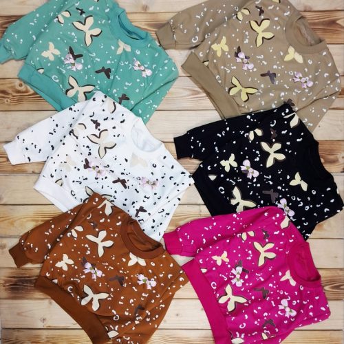 کراپ تک کد 134553 - خرید بلوز تک دخترانه عمده