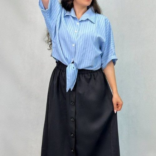 خرید عمده شومیز گره ای - شومیز زنانه عمده