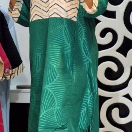 خرید عمده ️کفتان یقه خرجکار سنتی ژاکارد خارجی ️ کد6529