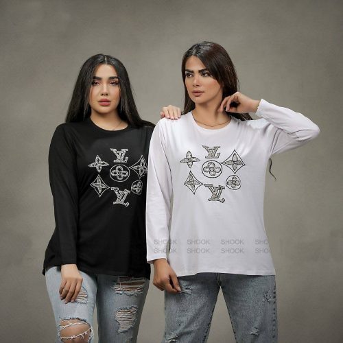 خرید عمده ️بلوز سوپر پنبه ازبک گلوبال ️ کد3520 - ست بلوز شلوار زنانه عمده