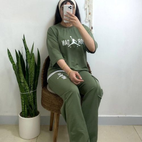 خرید عمده ست تیشرت شلوار جردن - ست تیشرت شلوار زنانه عمده