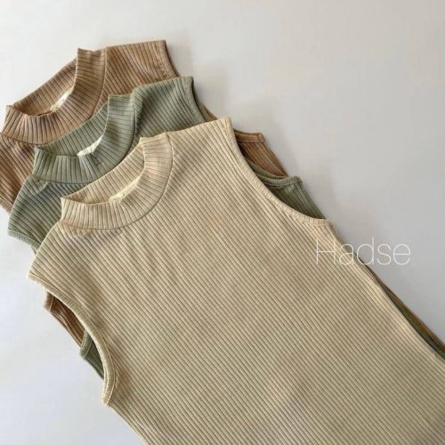 فروش عمده تاپ بیسیک یقه ۵ سانت کد 131567