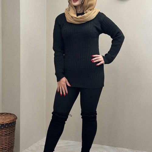 فروش عمده بلور بافت یقه گرد کد 132459