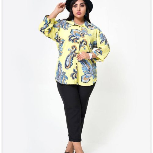 فروش عمده مانتو طرح ترمه کد 133136