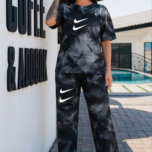 ست تیشرت و شلوار پیستولری کد 133921 - خرید ست تیشرت شلوار زنانه عمده